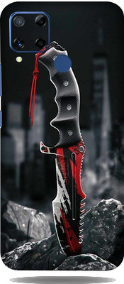 AsSkin Realme C15, real Me c15 Mobile Skin(Ultra Super Killer Knife Skin With High Gloss Finish).)