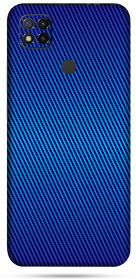 OggyBaba xiaomi redmi 9c Mobile Skin(Royal Blue Carbon Fibre Skin Matte Finish)