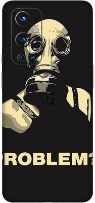Vcare GadGets OnePlus 9 Pro Mobile Skin(Black, Beige)