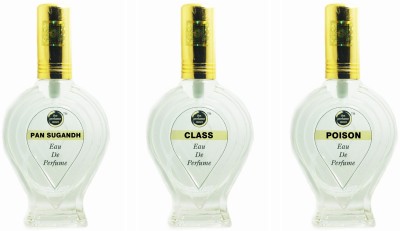 The perfume Store PAN SUGANDH CLASS POISON Regular Pack of 3 Eau de Parfum  -  180 ml(For Men & Women)
