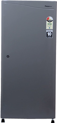 Panasonic 197 L Direct Cool Single Door 2 Star Refrigerator  (SILVER, NR-A201BLSN)