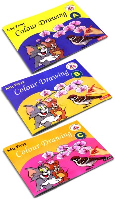My First Colour Drawing Book A B C Activity Combo Pack Set Of 3 Books(Paperback, K K S)