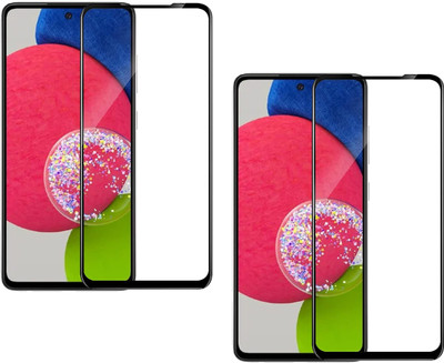 ISAAK Edge To Edge Tempered Glass for Samsung Galaxy A52s 5G Edge to Edge, Full Glue, 11D Tempered Glass(Pack of 2)