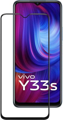 LIKEDESIGN Edge To Edge Tempered Glass for Vivo Y21, VIVO Y21 2021, vivo Y21T, vivo Y33s, vivo Y33T(Pack of 1)