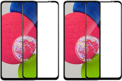 ISAAK Edge To Edge Tempered Glass for Samsung Galaxy A52s 5G Edge to Edge, Full Glue, 11D Tempered Glass(Pack of 2)