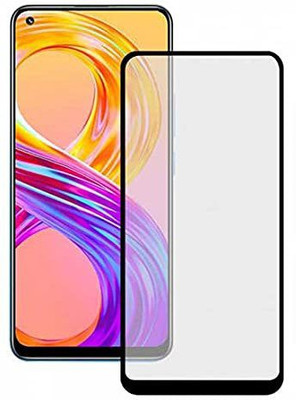Rathote Collection Edge To Edge Tempered Glass for Realme 8i(Pack of 1)