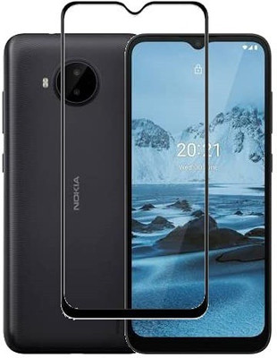 Bodoma Edge To Edge Tempered Glass for Nokia C20 Plus(Pack of 1)