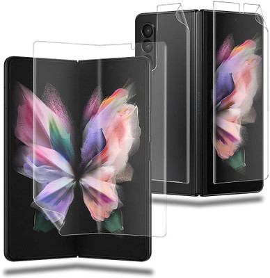 Lustree Front and Back Screen Guard for Samsung Galaxy Z Fold 3 5G Unbreakable Membrane(Pack of 1)