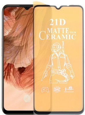 Bigil Nano Glass for Oppo F17, (Premium Matte Edge To Edge Full Glue With Camera Cut)(Pack of 1)