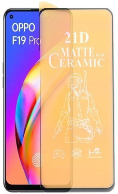 Bigil Nano Glass for Oppo F19 Pro, (Premium Matte Edge To Edge Full Glue With Camera Cut)(Pack of 1)