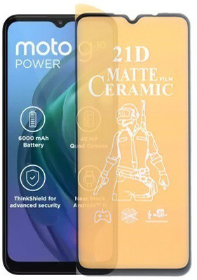 Bigil Nano Glass for Moto G10 Power, (Premium Matte Edge To Edge Full Glue With Camera Cut)(Pack of 1)