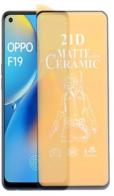 Bigil Nano Glass for Oppo F19, (Premium Matte Edge To Edge Full Glue With Camera Cut)(Pack of 1)