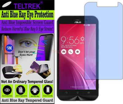 TELTREK Tempered Glass Guard for ASUS ZENFONE ZOOM ZX551ML 1B056IN (Impossible UV AntiBlue Light)(Pack of 1)