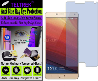 TELTREK Tempered Glass Guard for GIONEE M5 PLUS (Impossible UV AntiBlue Light)(Pack of 1)