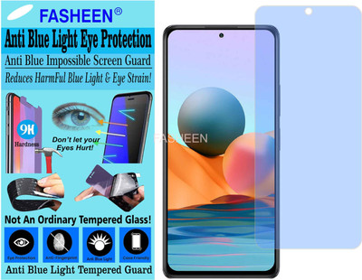 Fasheen Tempered Glass Guard for XIAOMI REDMI NOTE 10 PRO MAX (Impossible UV AntiBlue Light)(Pack of 1)