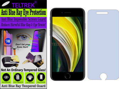 TELTREK Tempered Glass Guard for IPHONE SE 2 (Impossible UV AntiBlue Light)(Pack of 1)