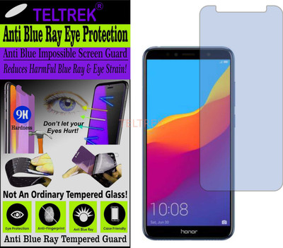 TELTREK Tempered Glass Guard for HONOR 7A (Impossible UV AntiBlue Light)(Pack of 1)