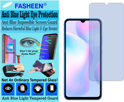 Fasheen Tempered Glass Guard for REDMI 9I (Impossible UV AntiBlue Light)(Pack of 1)