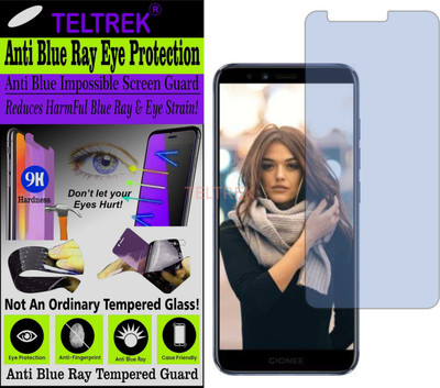 TELTREK Tempered Glass Guard for GIONEE S11 LITE (Impossible UV AntiBlue Light)(Pack of 1)