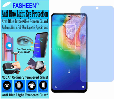 Fasheen Tempered Glass Guard for TCL 20 5G (Impossible UV AntiBlue Light)(Pack of 1)