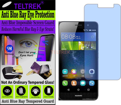 TELTREK Tempered Glass Guard for HONOR Y6 PRO (Impossible UV AntiBlue Light)(Pack of 1)