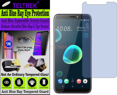 TELTREK Tempered Glass Guard for HTC DESIRE 12 PLUS (Impossible UV AntiBlue Light)(Pack of 1)
