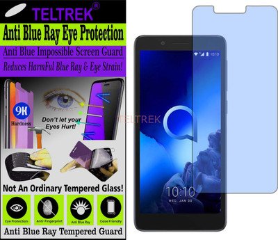 TELTREK Tempered Glass Guard for ALCATEL 1C 2019 (Impossible UV AntiBlue Light)(Pack of 1)