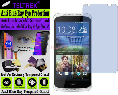 TELTREK Tempered Glass Guard for HTC DESIRE 526G PLUS DUAL SIM (Impossible UV AntiBlue Light)(Pack of 1)