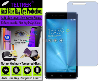 TELTREK Tempered Glass Guard for ASUS ZENFONE 3 ZOOM (Impossible UV AntiBlue Light)(Pack of 1)