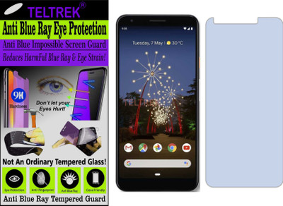 TELTREK Tempered Glass Guard for GOOGLE PIXEL 3AXL (Impossible UV AntiBlue Light)(Pack of 1)