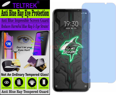 TELTREK Tempered Glass Guard for BLACK SHARK 3S (Impossible UV AntiBlue Light)(Pack of 1)