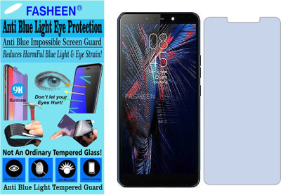 Fasheen Tempered Glass Guard for TECNO POUVOIR 2 (Impossible UV AntiBlue Light)(Pack of 1)