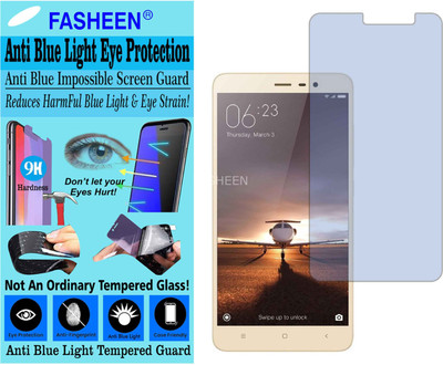 Fasheen Tempered Glass Guard for MI NOTE 3 PRO (Impossible UV AntiBlue Light)(Pack of 1)