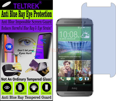 TELTREK Tempered Glass Guard for HTC ONE M8 16GB (Impossible UV AntiBlue Light)(Pack of 1)