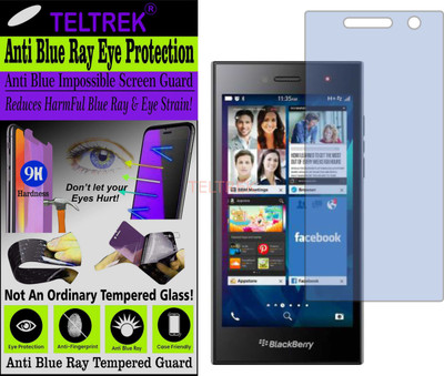 TELTREK Tempered Glass Guard for BLACKBERRY LEAP (Impossible UV AntiBlue Light)(Pack of 1)