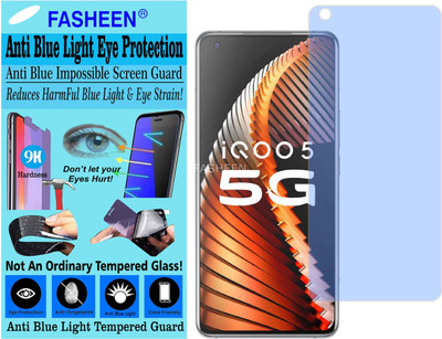 Fasheen Tempered Glass Guard for VIVO IQOO NEO 5 5G (Impossible UV AntiBlue Light)(Pack of 1)