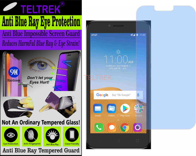 TELTREK Tempered Glass Guard for ALCATEL TETRA (Impossible UV AntiBlue Light)(Pack of 1)