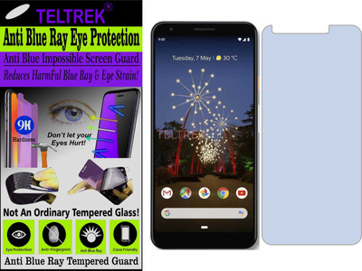 TELTREK Tempered Glass Guard for GOOGLE PIXEL 3 LITE XL (Impossible UV AntiBlue Light)(Pack of 1)