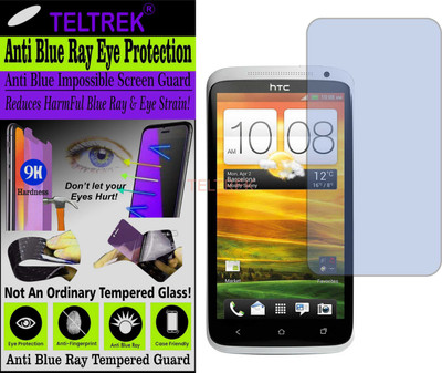 TELTREK Tempered Glass Guard for HTC DESIRE X DUAL SIM (Impossible UV AntiBlue Light)(Pack of 1)