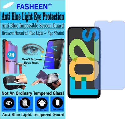 Fasheen Tempered Glass Guard for SAMSUNG F02S (SM E025F) (Impossible UV AntiBlue Light)(Pack of 1)