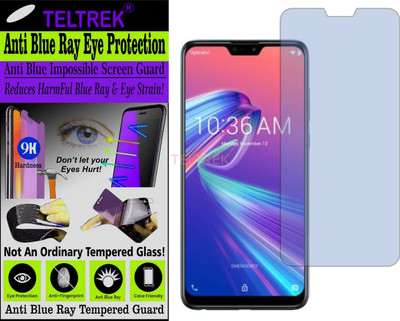 TELTREK Tempered Glass Guard for ASUS ZENFONE MAX PRO (M2) (Impossible UV AntiBlue Light)(Pack of 1)