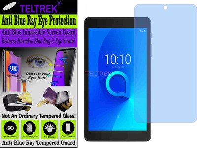TELTREK Tempered Glass Guard for ALCATEL PIXI 3 (10) (Impossible UV AntiBlue Light)(Pack of 1)