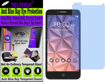 TELTREK Tempered Glass Guard for ALCATEL POP 3 5.5 (Impossible UV AntiBlue Light)(Pack of 1)