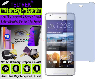TELTREK Tempered Glass Guard for HTC 628 DUAL SIM (Impossible UV AntiBlue Light)(Pack of 1)