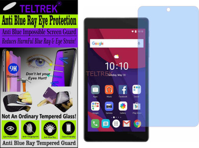 TELTREK Tempered Glass Guard for ALCATEL PIXI 4 (7) (Impossible UV AntiBlue Light)(Pack of 1)