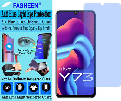 Fasheen Tempered Glass Guard for VIVO Y73 2021 (Impossible UV AntiBlue Light)(Pack of 1)