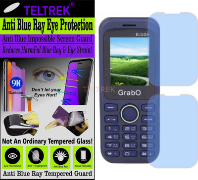 TELTREK Tempered Glass Guard for GRABO ELUGA (Impossible UV AntiBlue Light)(Pack of 1)