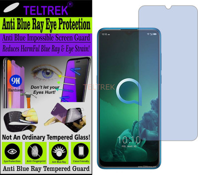 TELTREK Tempered Glass Guard for ALCATEL 3X 2019 (Impossible UV AntiBlue Light)(Pack of 1)