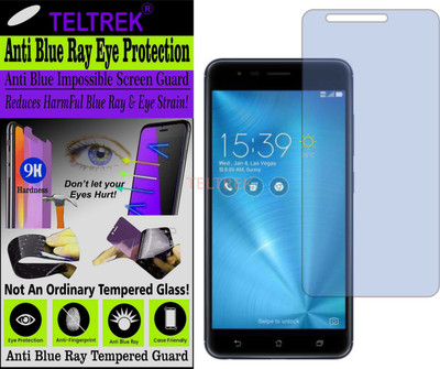 TELTREK Tempered Glass Guard for ASUS ZENFONE ZOOM S ZE553KL (Impossible UV AntiBlue Light)(Pack of 1)