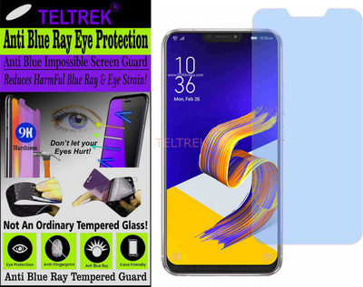 TELTREK Tempered Glass Guard for ASUS ZENFONE 5Z ZS621KL 2A012IN (Impossible UV AntiBlue Light)(Pack of 1)